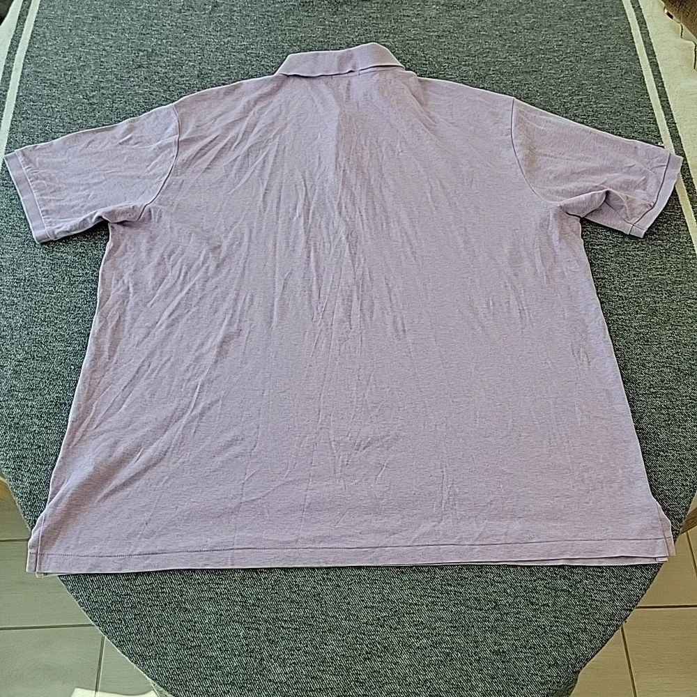 Polo Ralph Lauren Polo‎ Shirt Men's 3XLT Tall Purple Pique Cotton Pony Logo Golf